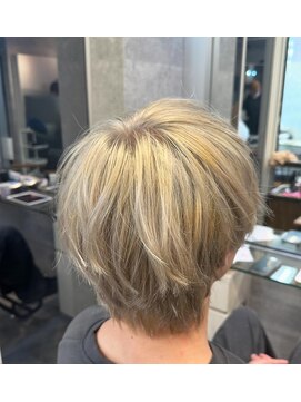 キャラ シャローネ 池袋(Chara Chalone) ハイトーンベージュ/マッシュ/メンズ【池袋/本松】