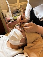 まつ毛メニューも可能♪