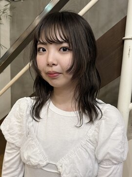 マッシュ 北堀江(MASHU) 丸顔さんに似合う顔まわりレイヤー