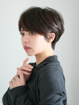 インセプション 銀座(INCEPTION) 切りっぱなしショート・ボブ/絶壁解消/前髪なし/20代/30代/面長