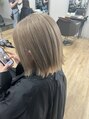 フリック(FLiC)&nbsp;ブリーチ二回でつくる明るめミルクティーベージュ