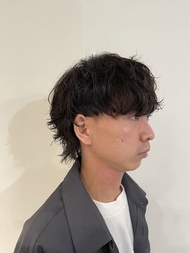 ニアウ 伊勢崎連取店(Niau) メンズマッシュシャドウパーマメンズパーマ