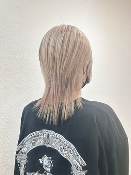 【ADDICT_MAYA】ウルフカット×ブロンド