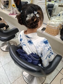 ビューティサロン東京堂 羊ヘア～浴衣