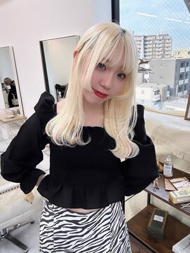 ティアム 渋谷店(Tiam shibuya) イメチェン/ニュアンスカラー/フルバング/似合わせカット