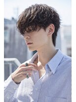 メンズサロンドットリアン(dot. lien)&nbsp;前下がりマッシュルーズパーマ