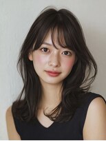 テーラ 南流山店(TELA) ミディアムレイヤー ダークアッシュ【TELA HAIR南流山店】