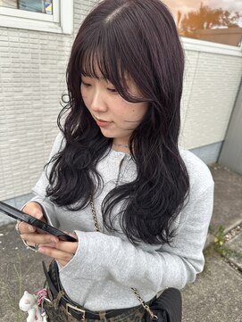 ヘアーチェリーコーク ランプ(HAIR CHERRY COKE Lamp) "波巻きレイヤー"