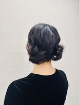 京都ヘアセット着付け専門サロン 夢館 五条店(yumeyakata)&nbsp;大人可愛いツインシニヨン