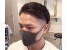 ＜理容室＞メンズカット＋眉カット＋顔剃りシェービング＋シャンプー