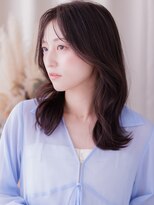 カバーヘア ブリス 戸田公園西口店(COVER HAIR bliss)&nbsp;暗髪ダークブラウン小顔ひし形レイヤーロングウルフカット20代a