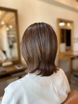トップヘアー 総社駅南店(TOP HAIR)&nbsp;【レディースヘア/くびれミディアム／暖色カラー】