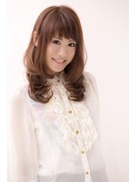 ハナブサ 田上店(HANABUSA)&nbsp;髪＆顔周りのカットで小顔に見せるワンカールレイヤーヘア