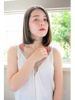 ルティア(Lutia)&nbsp;グレージュ 似合わせカット 伸ばしかけヘア★★