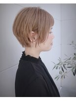 ヘアサロンオーケストラ(HAIR SALON ORCHESTRA) 福山 抜け感のある毛先とプチバング ミルクティー《ORCHESTRA 》