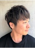 さわやかなツーブロックショート