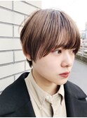 ショコラアッシュ/ヘルシースタイル/ショート/カラー/カット