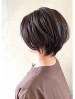 キャパジャストヘアー(CAPA just hair)&nbsp;小顔丸みショートボブ×ハイライト