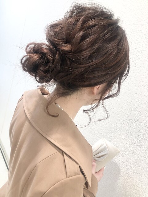 《Blue阿部★》#アップスタイル#パーティーヘアセット