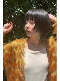 jr塚本駅/local /大人可愛いショート/透け感マッシュウルフ
