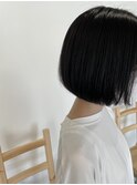 切りっぱなしボブ