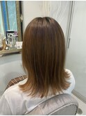 外ハネスタイル
