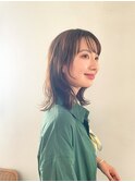 ☆大人のミディアムレイヤースタイル/質感再整カラー
