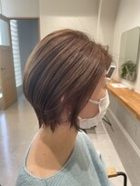 ヘアーアンドスパ メル(hair&spa m.e.l by origami)&nbsp;ナチュラルショートボブ