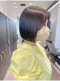 前髪なし黒髪でも可愛い韓国ボブ【久保田夢美】横浜タッセルボブ