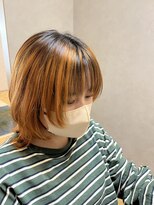 ネウィ 大分中央町店(newi)&nbsp;【MIKOTO】@mikoto_newi ☆デザインカラーウルフ☆