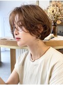 大人可愛い20代30代40代50代小顔ショートボブナチュラルショート