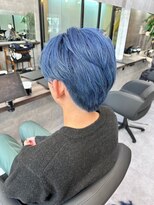 シアン(CYAN)&nbsp;#メンズ#メンズハイトーン#メンズカット#刈り上げ#マッシュ