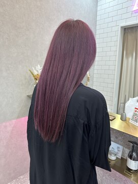 ロンド レア 天神大名店(Lond Le’a) ダブルカラーピンクラベンダー透明感カラーケアブリーチ韓国