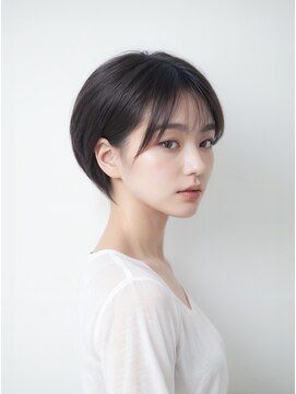 エルバイアールエルジー 吉川美南店(L by RLG) 大人マッシュ#黒髪#グレーベージュ#前髪パーマ