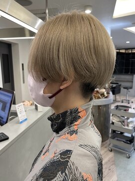 ルーブ トウキョウ(Loob. TOKYO) ハイトーンカラーダブルカラーワンブリーチカラーベージュカラー