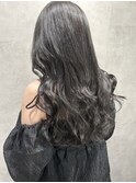 ダークグレージュ/ダブルカラー/水素トリートメント/艶カラー