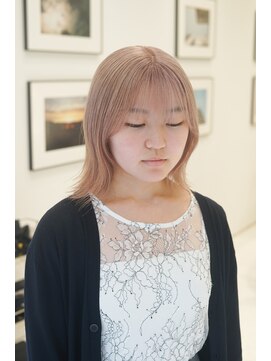 ハイブ 金沢(Hive) 10代20代ホワイトベージュミルクティーカラー