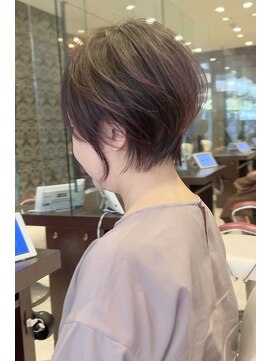 アース 大曽根店(HAIR&MAKE EARTH) 30代40代丸みショートヘア