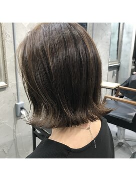 マルフェ 天王寺(marfe) 外はねボブ　　#透明感カラー/髪質改善