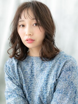 ドクターズサロン LAB 小山店 大人美人オリーブブラウン先パーマくびレイヤーp小山20代30代