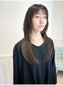 ロングレイヤー　メルティカラー　似合わせカット