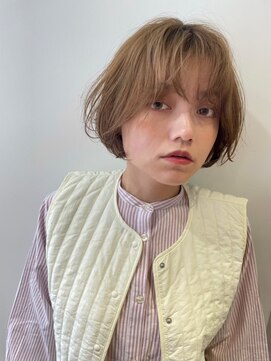 エミィ(emme) 【emme×石崎】ショートボブ×透明感カラー