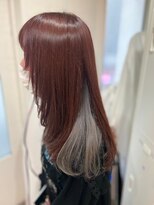 ナンバー ユアイロ 川崎(N° uairo)&nbsp;【末安】インナーカラー & 髪質改善 /ブラウン/シルバーアッシュ