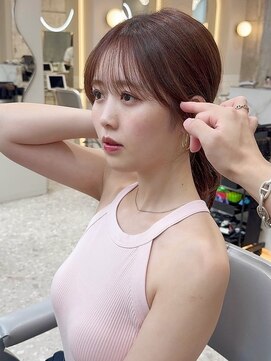 ルームバイシー 新宿(Loom. by Sea) 似合わせカット×メルティーカラー[似合わせカット/レイヤー]