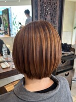 ヘアリゾート粋 ティガ 池袋店(tiga)&nbsp;ショートカット/オレンジブラウン