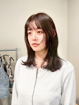 ムク(muku) オリーブベージュ ミディアムレイヤー