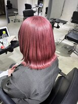 ゲームバイアランスミシー 心斎橋(GAME by Alan Smithee)&nbsp;ピンクカラー／ダブルカラー／ケアブリーチ／エフェクトブリーチ