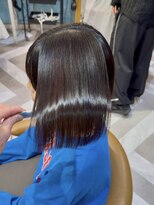 ロンドアベニール 北千住(Lond avenir)&nbsp;ブリーチなしチェリーブラウン髪質改善縮毛矯正酸性ストレート