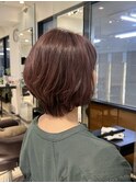白髪ぼかしショート