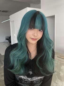 ノートエートル 西金沢(Nought etre) ミントブルーカラー10代20代ハイトーンデザインカラー